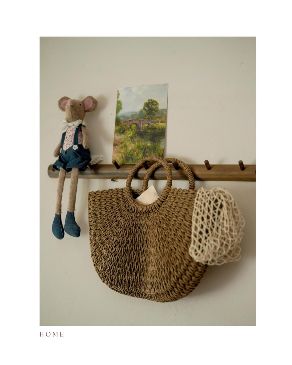 Wooden Wall Hook Rack